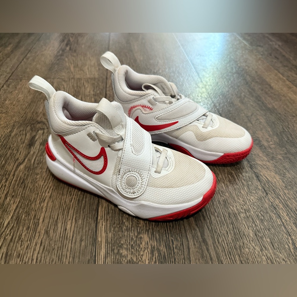 Nike Kids' Sneakers in White and Red